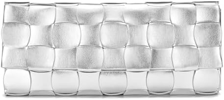 CHUNLI Woven Evening Clutch Purses for Women, PU Crossbody Shoulder Purse Handbag for Evening, Fo... | Amazon (US)