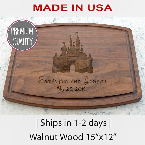 Disney Castle Personalized Cutting Board Engraved Cutting - Etsy | Etsy (US)