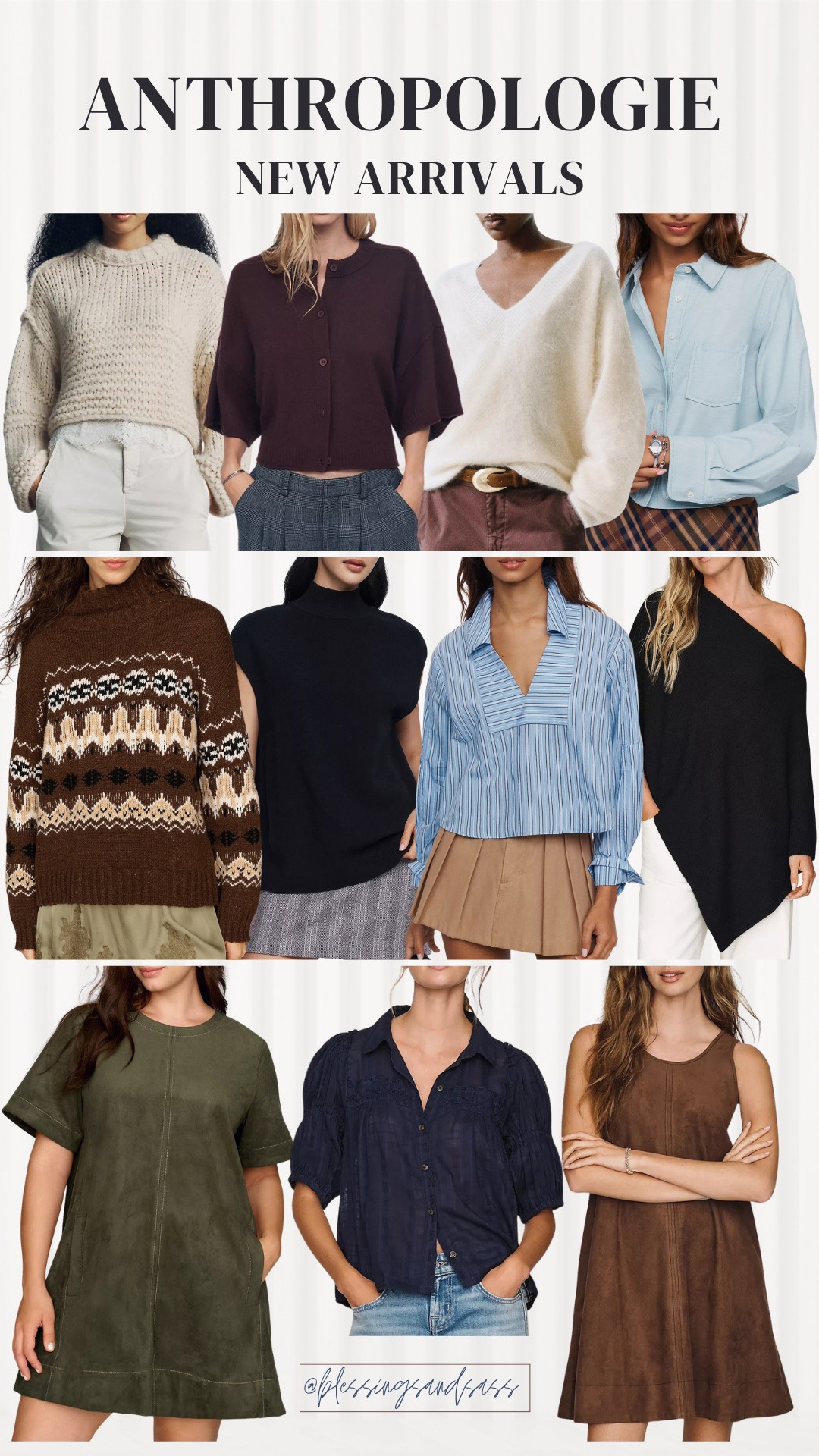 A few Anthropologie new arrivals I’m loving for fall! There’s a little bit of everything here: cozy sweaters, easy tops, and dresses you can wear now and layer as it gets cooler. The brown sweater is calling my name. 🤍

Anthropologie new arrivals, fall sweaters, fall tops, casual dresses, sweater outfits, fall outfit ideas

#LTKSeasonal