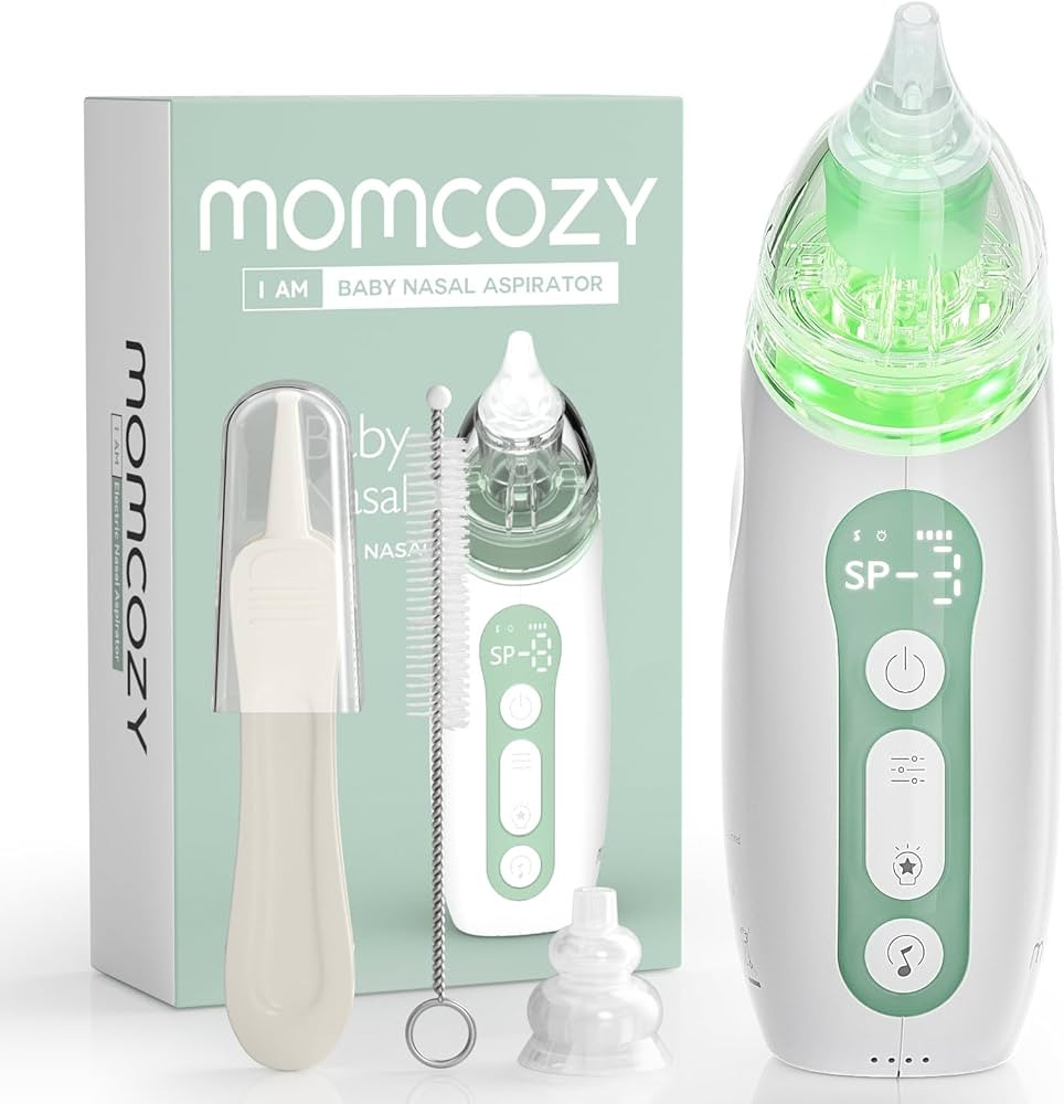Momcozy Baby Nasal Aspirator, 3 Suction Levels Electric Nasal Aspirator for Baby, Portable Baby N... | Amazon (US)