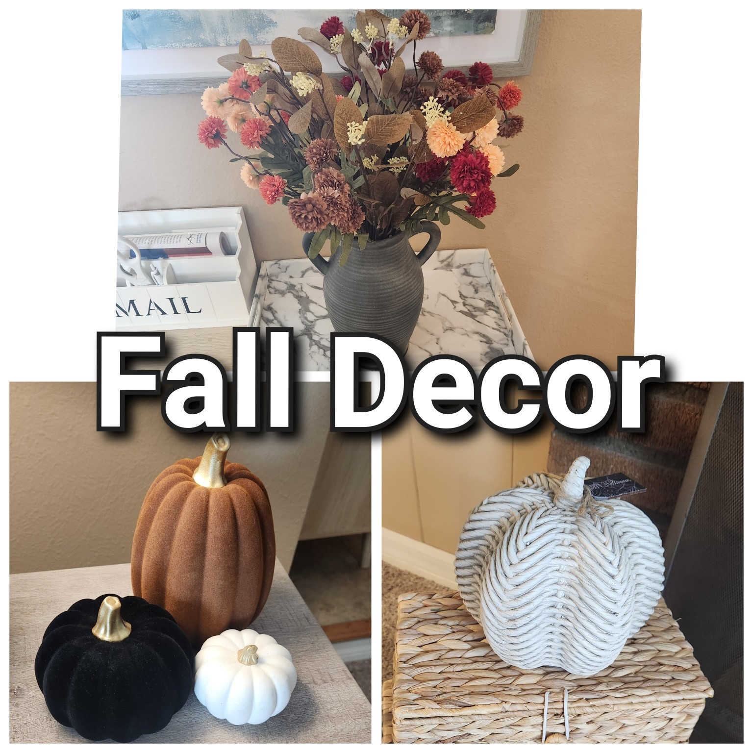 Fall Decor I am loving! Neutral fall decor. #FallDecor #NeutralFallDecor #AmazonFallDecor #WalmartFallDecor

#LTKSeasonal #LTKHome #LTKdayinmylife