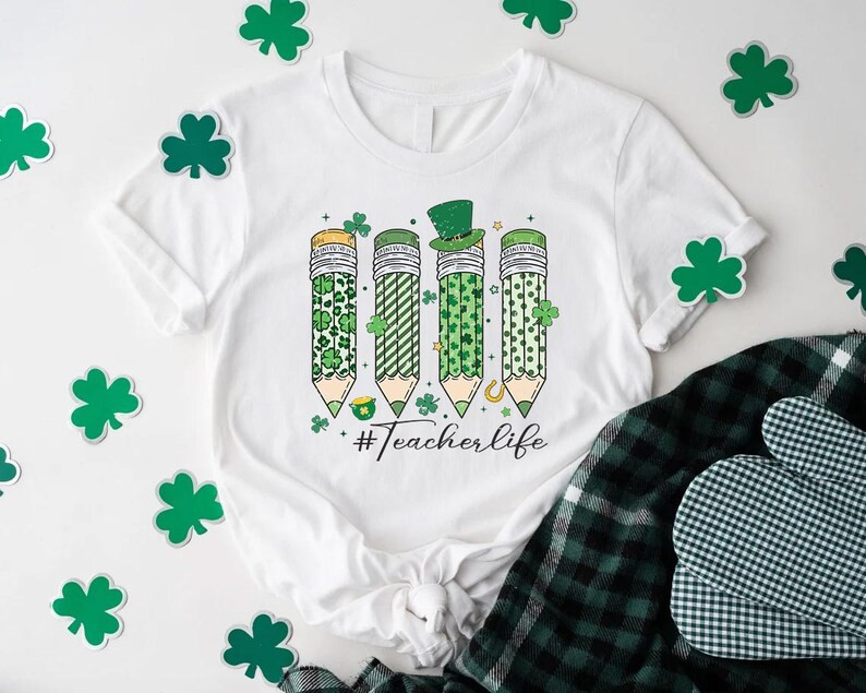St. Patricks Day Teacher Shirt, Teacher Life Shirt, Irish Day Teacher, Teacher Appreciation, Cute... | Etsy (US)