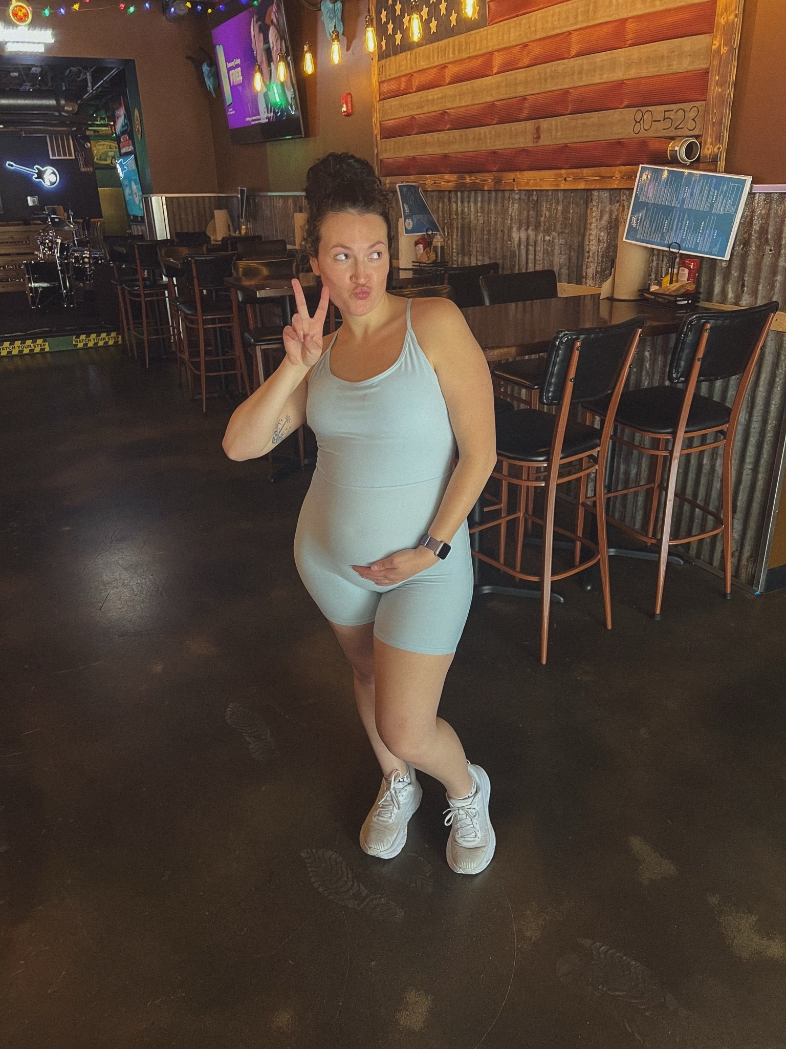 Catch me wearing these athletic rompers my whole pregnancy.. 😚✌🏼
Athletic Romper: White Fox 🦊 
I also linked my other favorite athletic romper from Aritzia!

#LTKmomlife #LTKBump #LTKPetite