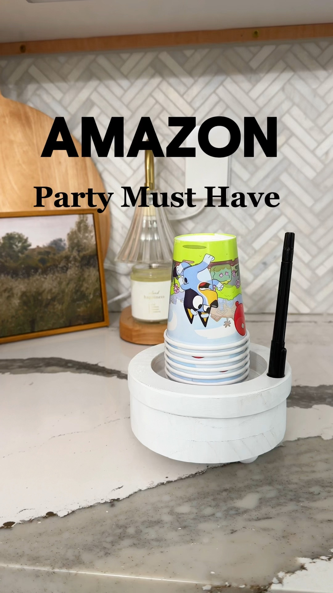Party must have. Entertainment must have. Cup holder. Cup holder with marker. Amazon must have. Party hack. Entertaining hack.

#LTKHome #LTKFindsUnder50 #LTKParties