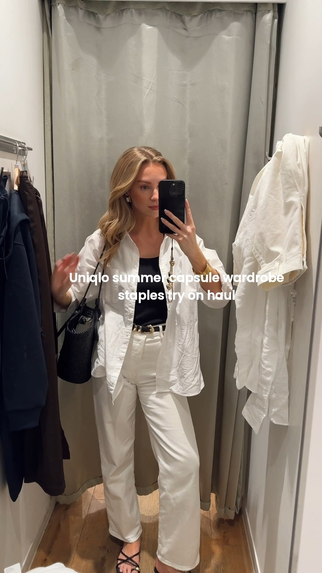 Summer capsule wardrobe staples, linen trousers, linen shirt, satin trousers, Uniqlo, bra top, airport outfit, knitted jumper 

#LTKAroundTheWorld #LTKsummer #LTKstyletip