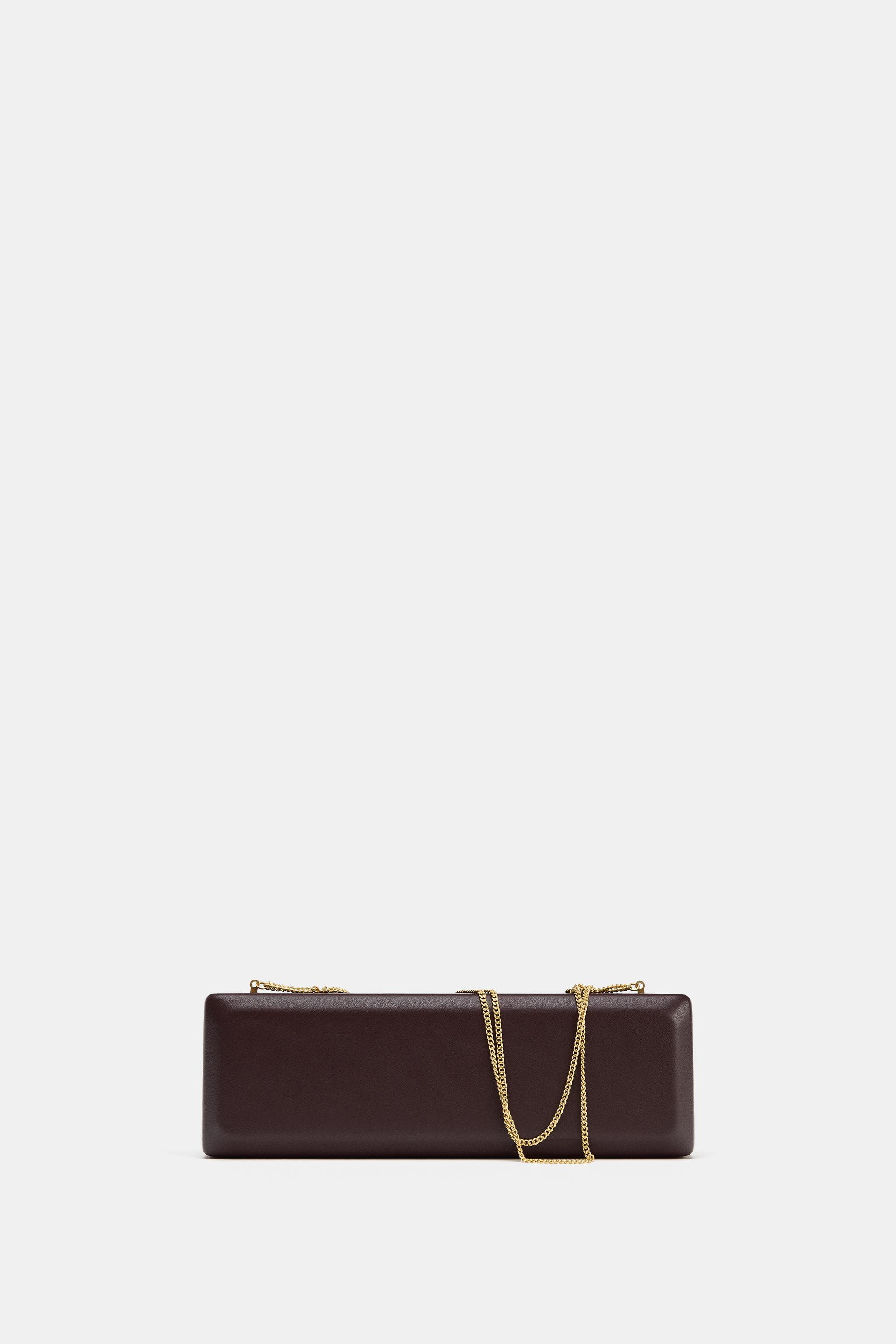 RIGID EXTENDED CLUTCH BAG | Zara US