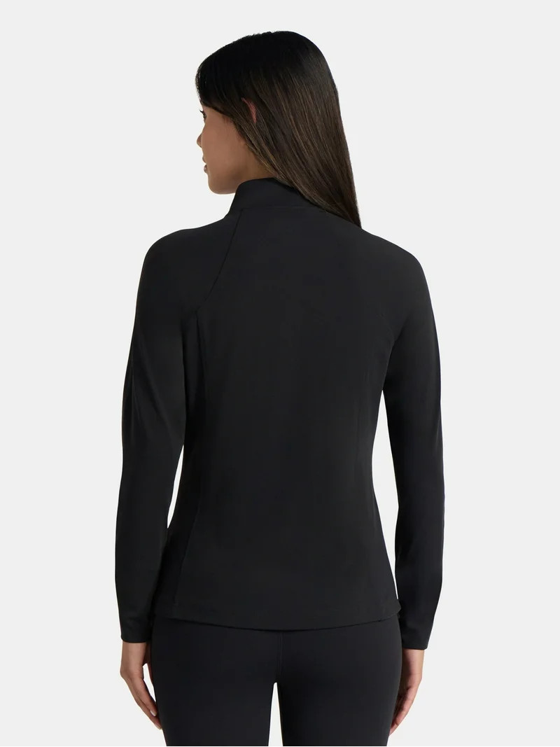 Avia Women's and Women's Plus SoftSculpt Zip Up Active Jacket, Sizes XS-4X | Walmart (US)