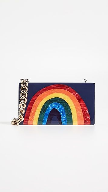 Rainbow Jean Clutch | Shopbop