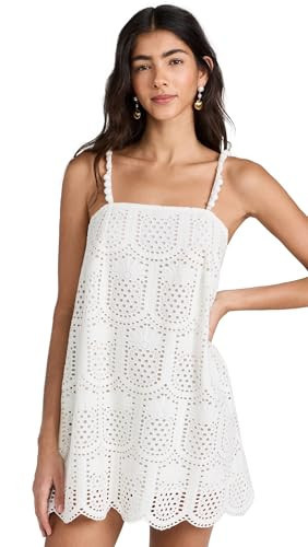 SUNDRESS Women's Karla Dress, White, XS | Amazon (US)