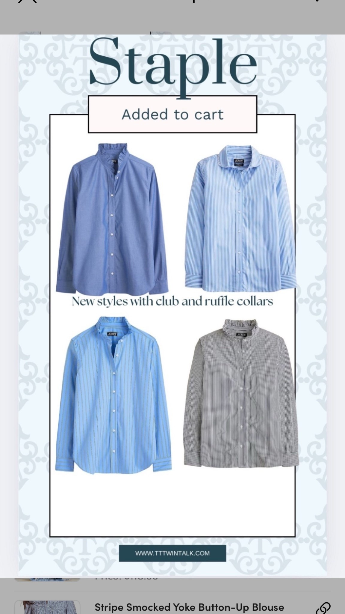 Some closet staples! We love a banker stripe shirt. m

#LTKFindsUnder50 #LTKSaleAlert #LTKOver40