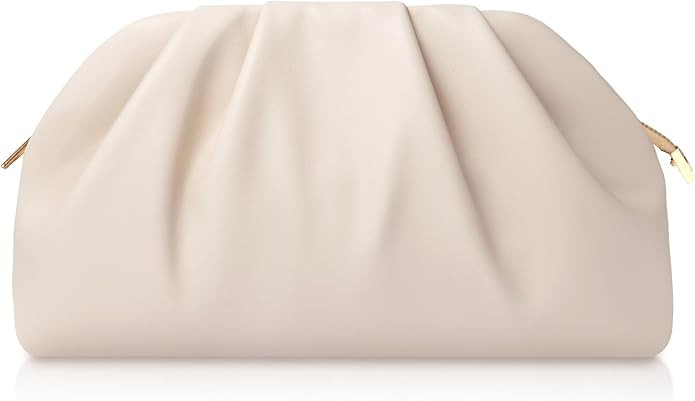 lovyoCoCo Clutch Purse for Women Soft Pleated PU Wedding Clutch, Elegant Evening Bag for Galas, P... | Amazon (US)