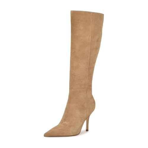 Nine West Women's Gerty Boot, Taupe Suede 240, 10 | Amazon (US)
