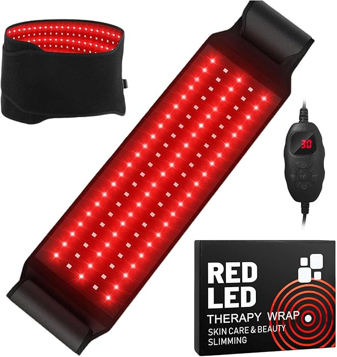 Capriccio Firmly Red Light Therapy Belt, 51”x 7” Dual-Wavelength Red Light Belt with 3-Layer ... | Amazon (US)