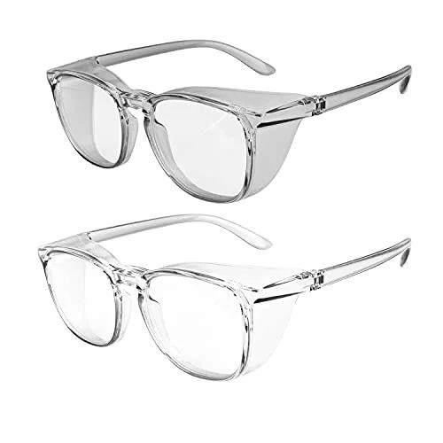 2 Pack Safety Glasses for Men Women, Anti Fog Goggles Eye Protection | Walmart (US)