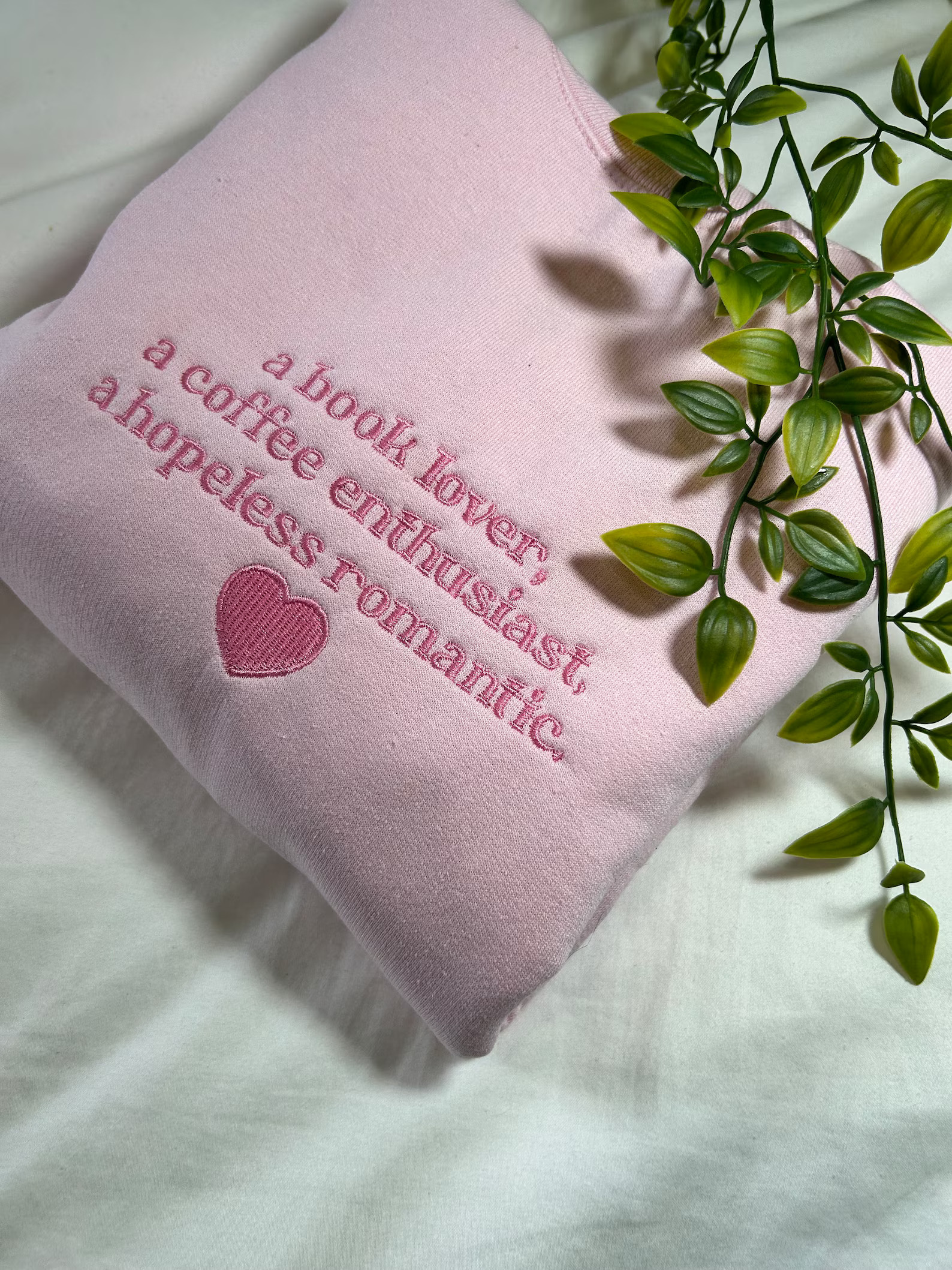 Book Lover Embroidered Crewneck - Etsy | Etsy (US)