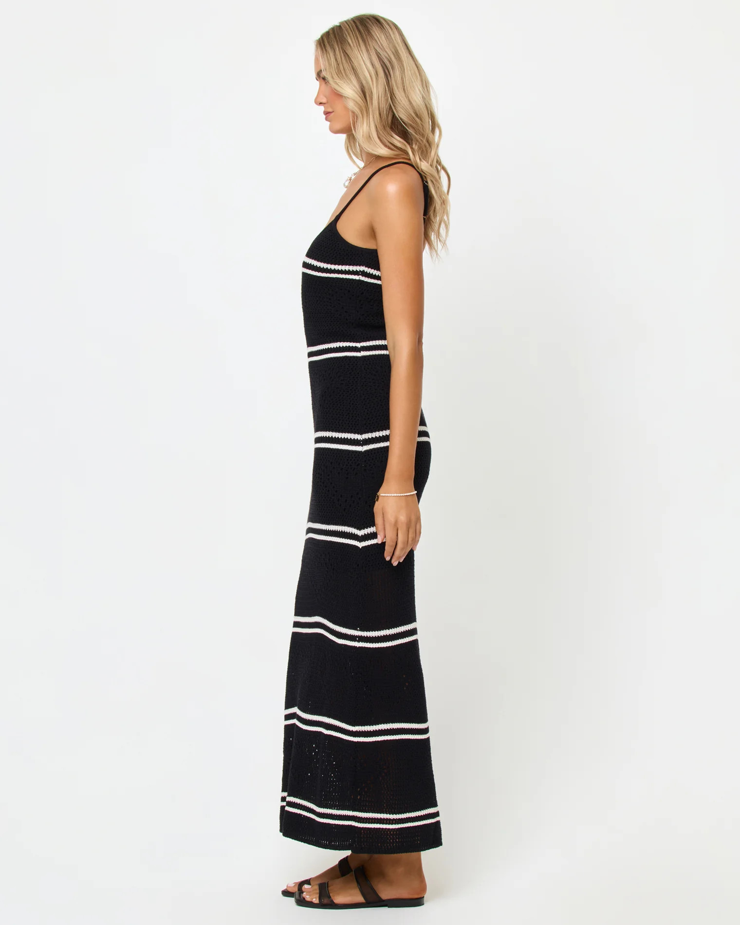 Heart To Heart Dress - Black-Cream | L*Space