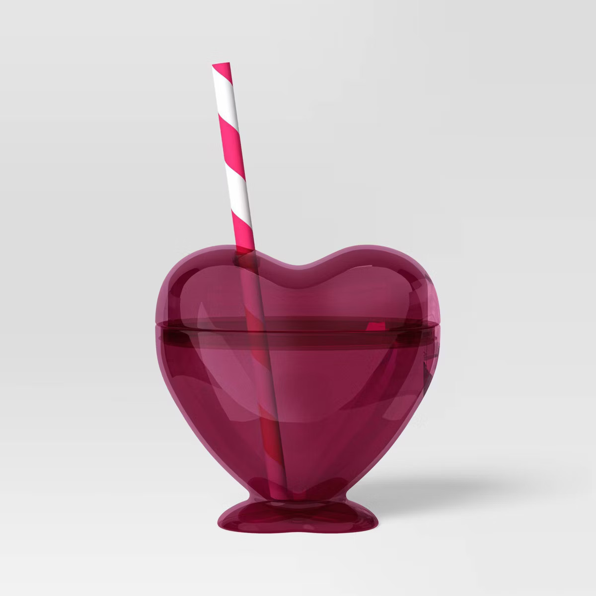 14 fl oz Figural Heart Tumbler with Straw - Room Essentials™ | Target