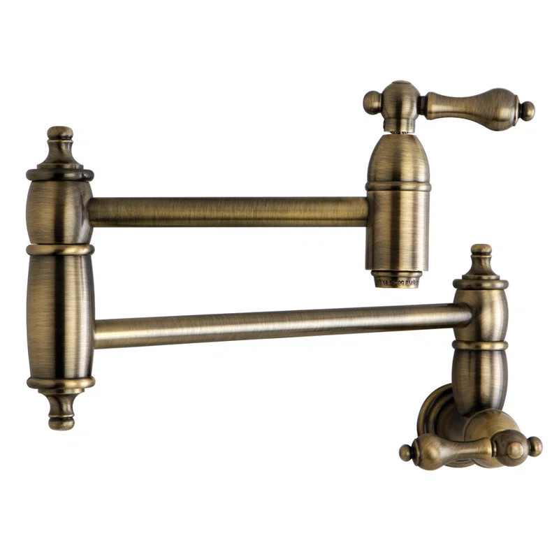 Vintage Brass Restoration Pot Filler (Part number: KS3103AL) | Wayfair North America