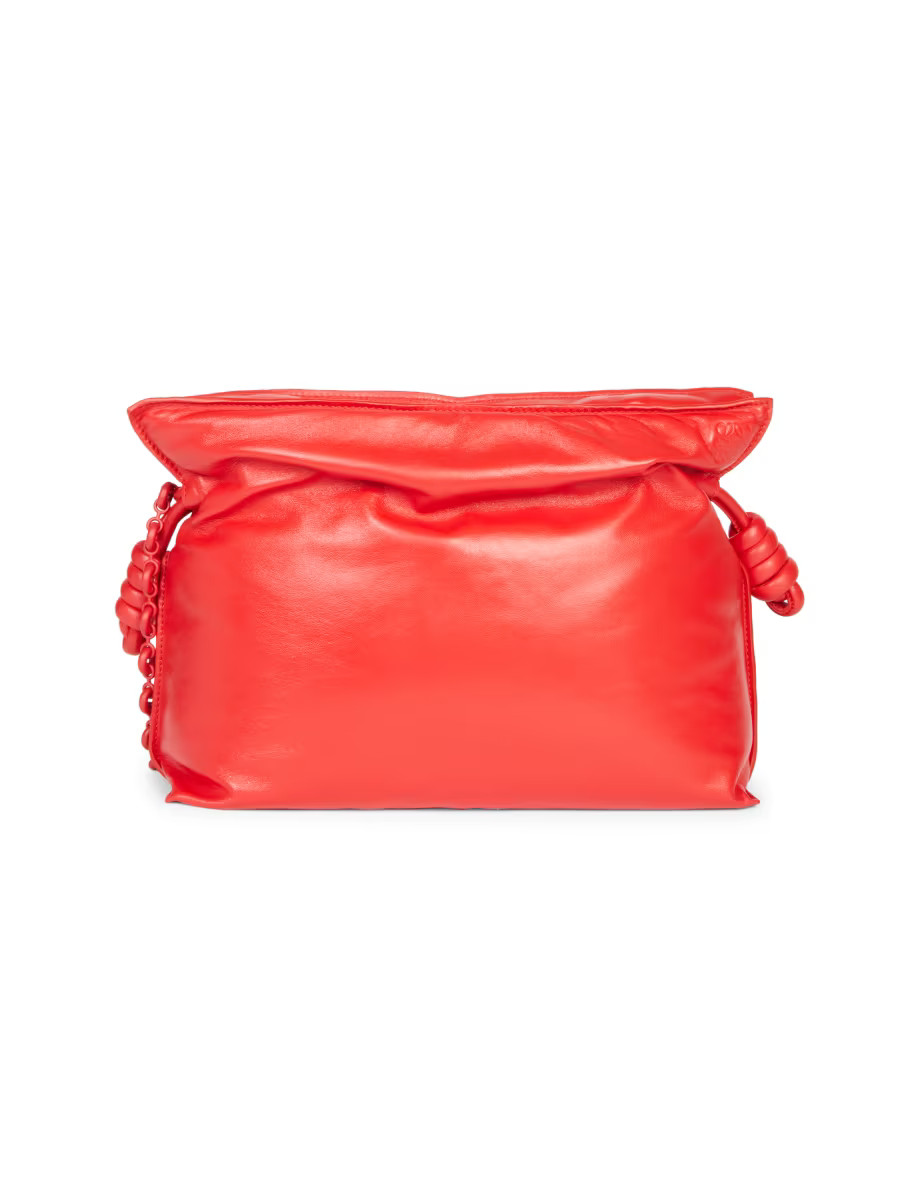 Loewe Flamenco Padded Leather Clutch | Saks Fifth Avenue