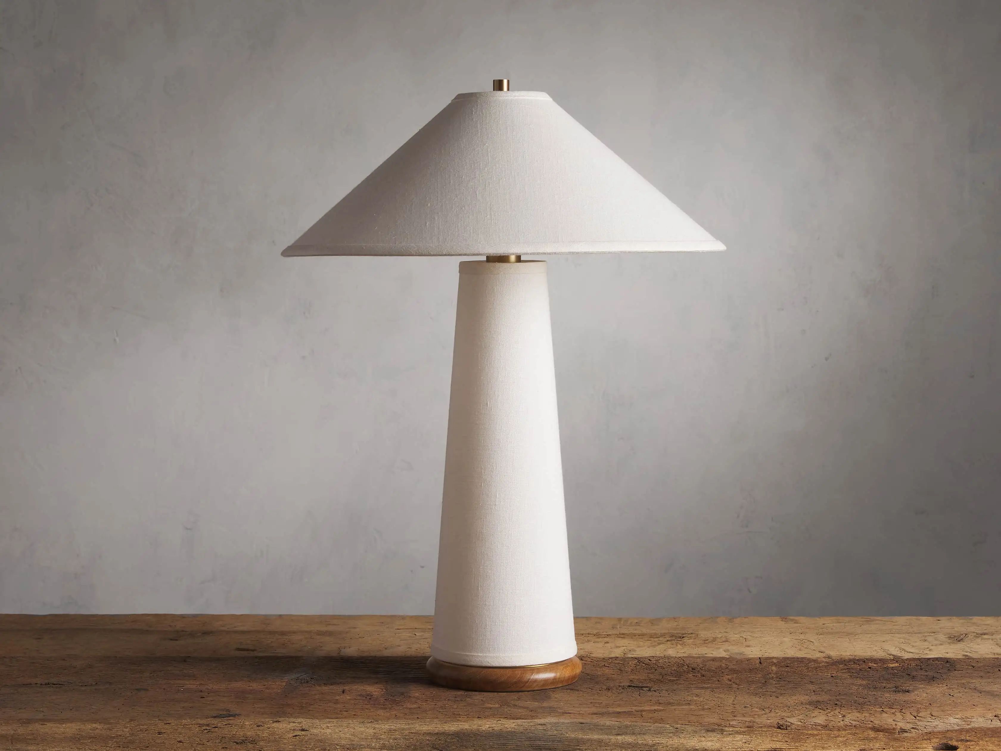 Ombra White Table Lamp | Arhaus