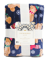 Holiday Teddy Bear Blanket | TJ Maxx