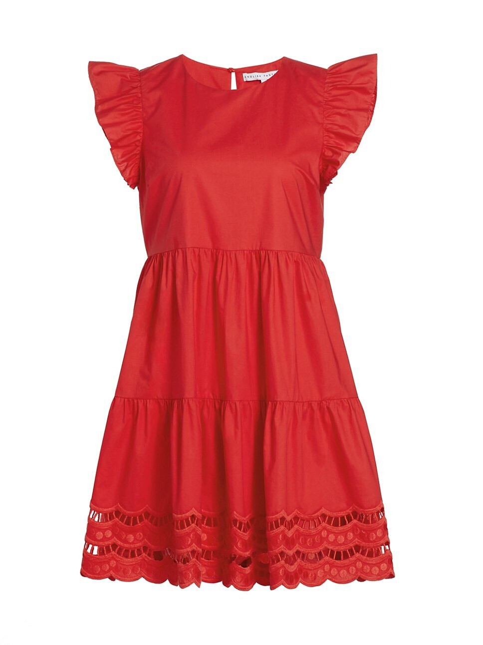 Embroidered Cotton Minidress | Saks Fifth Avenue