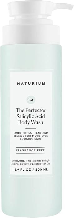 Naturium The Perfector Salicylic Acid Body Wash, Gentle & Smoothing Cleanser, 16.9 oz | Amazon (US)
