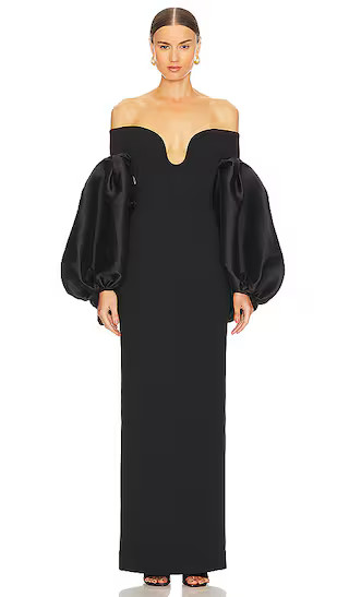 Mora Maxi Dress in Black | Revolve Clothing (Global)