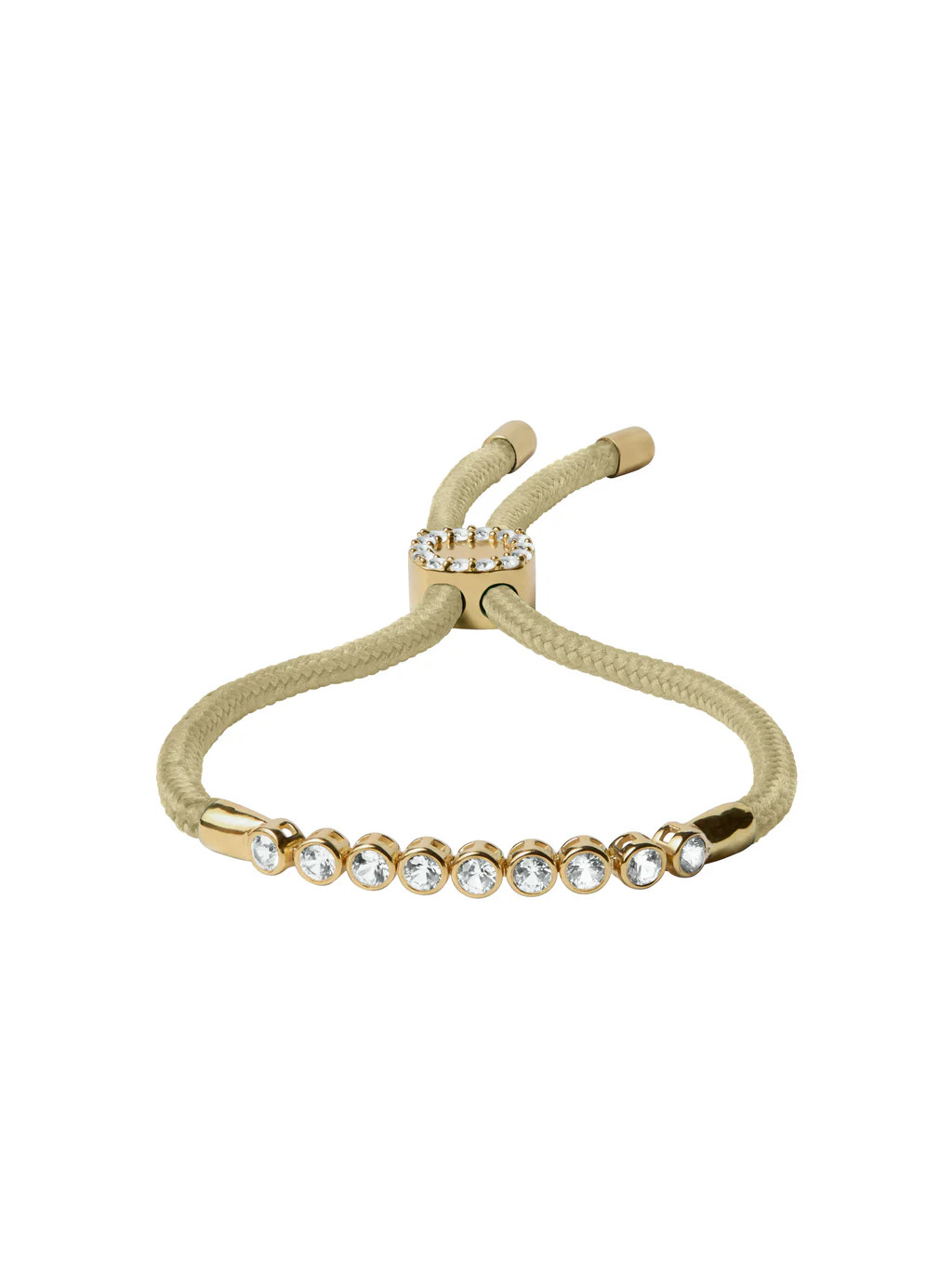 JAMES BEZEL KHAKI PARACORD BRACELET, GOLD | Dorsey