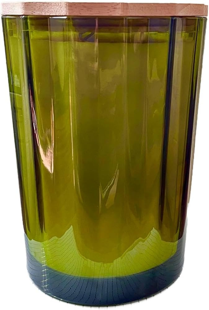 Sand + Fog 57 oz. Scalloped Candle with Rubber Wood Lid -Frazier Fir | Amazon (US)