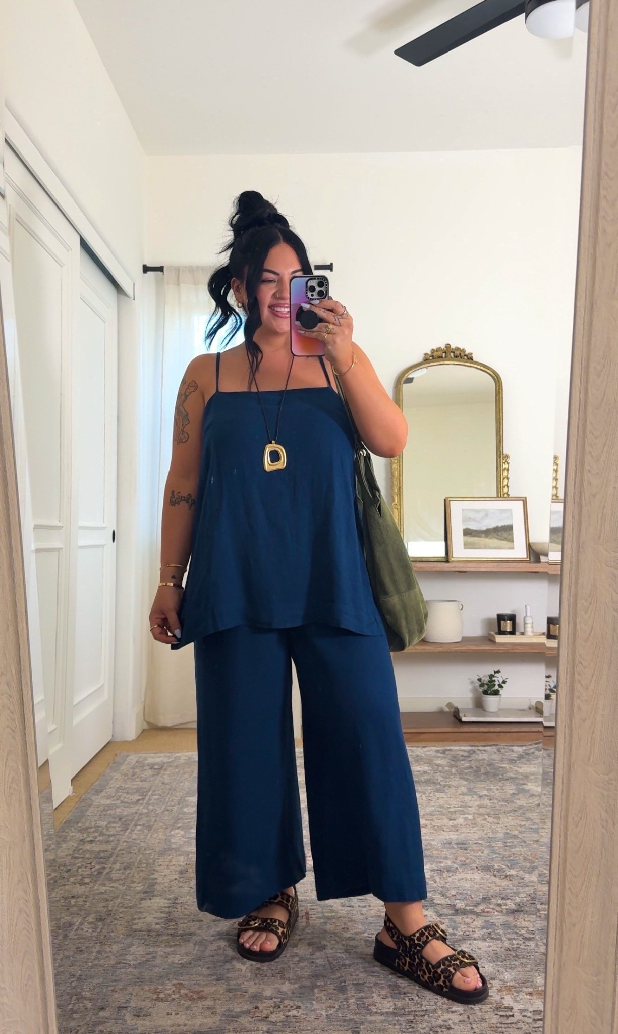 Im wearing a size Large for reference! 

 Fp, free people, blue set, monochrome outfit, two piece set, midsize, Tori block

#LTKMidsize #LTKSeasonal #LTKootd
