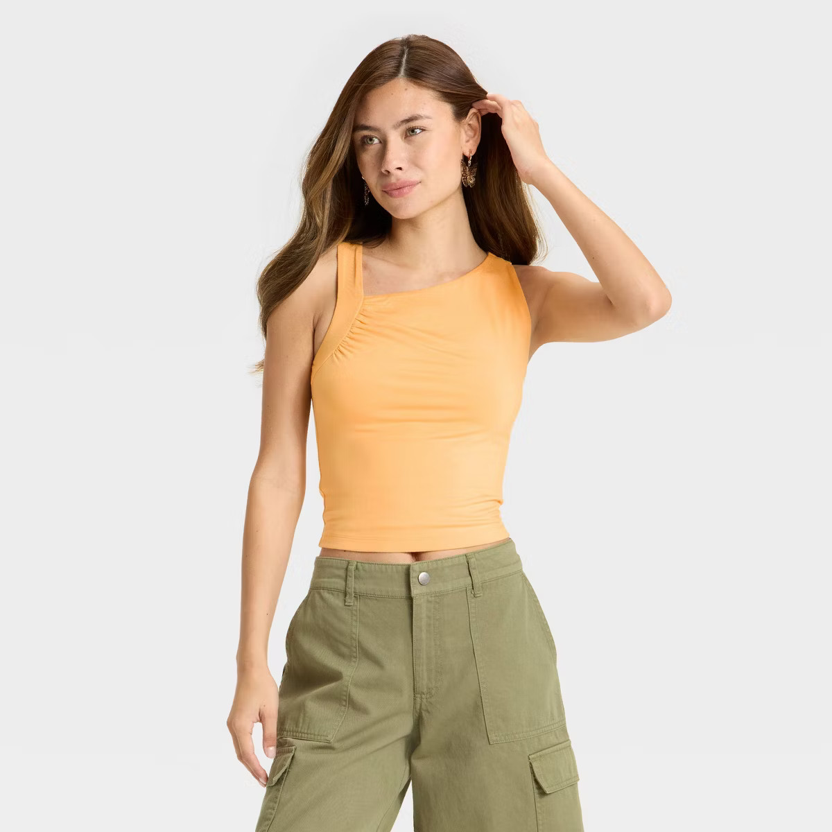 Women's Asymmetrical Hem Tank Top - Wild Fable™ | Target