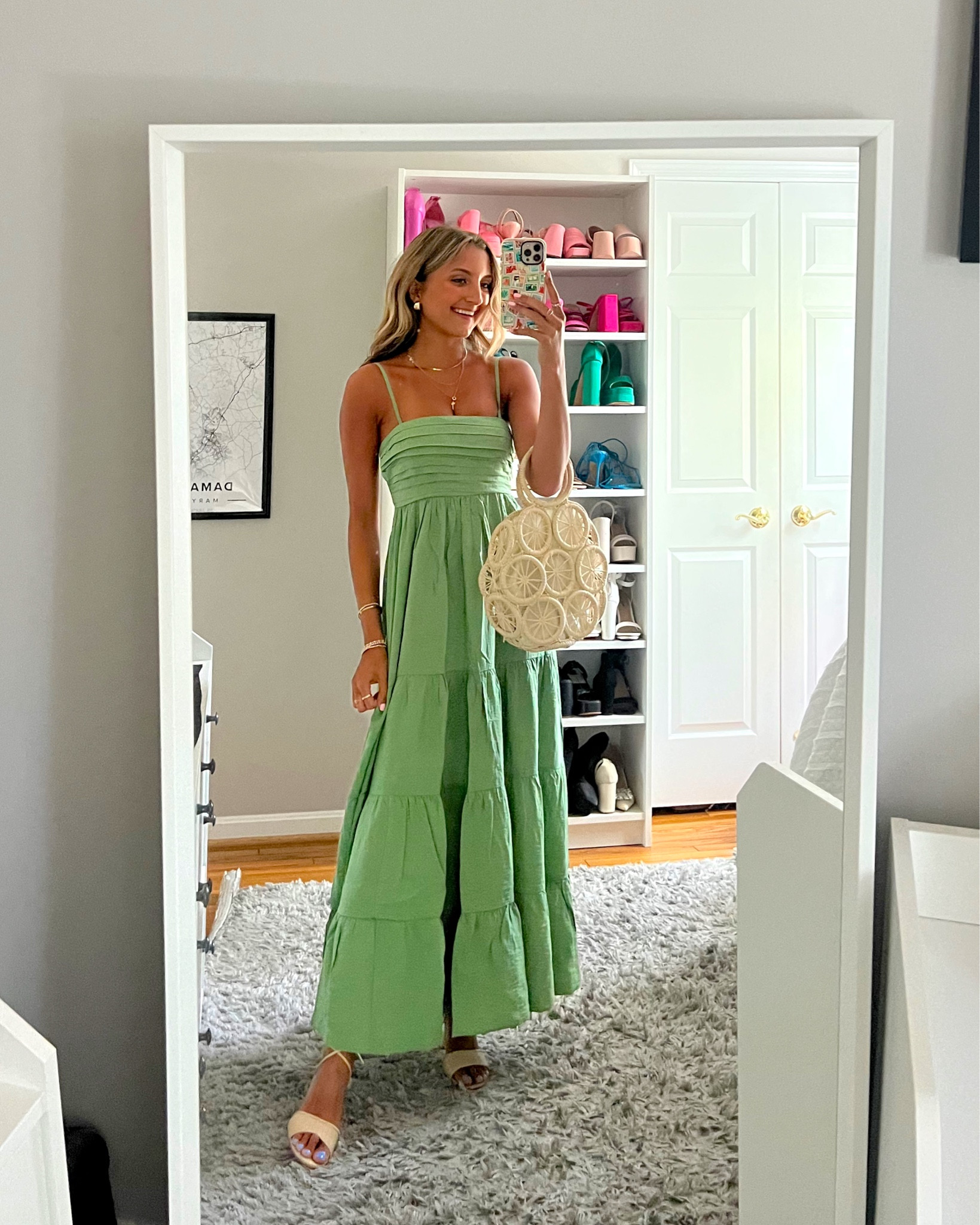 Summer wedding guest dresses from Abercrombie. Get 20% off your purchase this weekend 💛 wearing an XS 