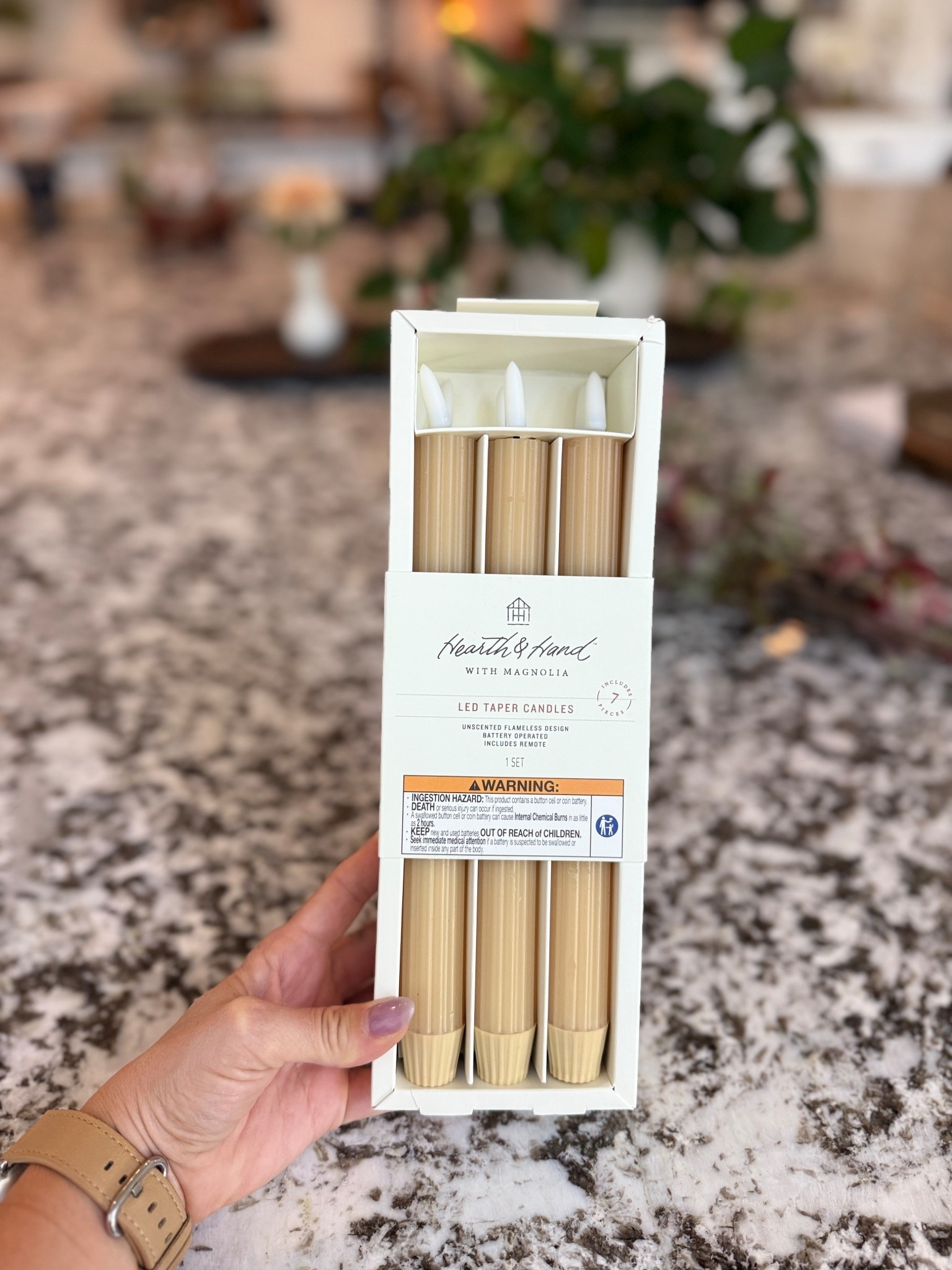 Battery operated wax candles, Hearth & Hand home decor 

#LTKSeasonal #LTKFindsUnder50 #LTKHome