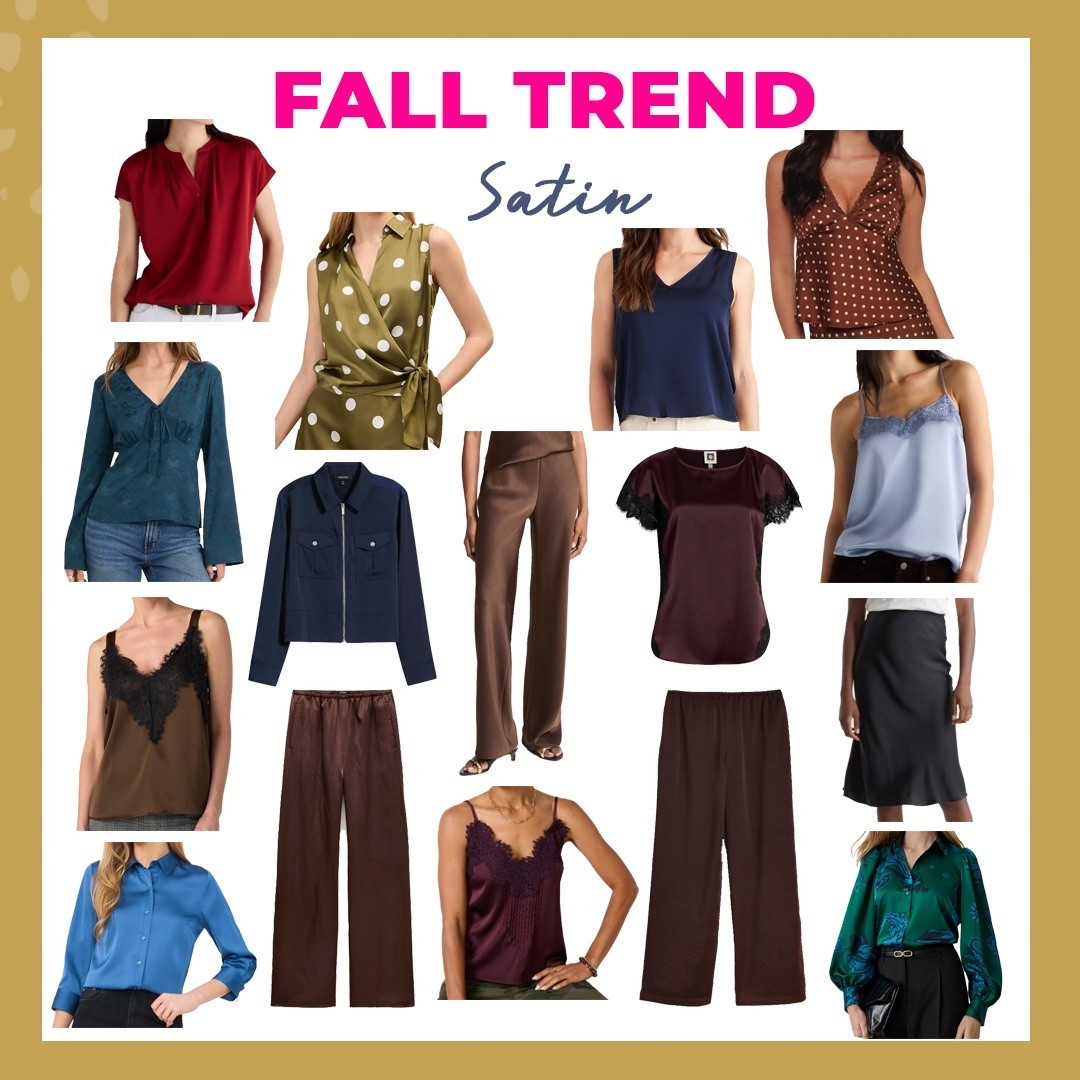 Fall Trends: SATIN!!! Yes satin is unexpected for fall fashion 2026 as you can style it casually or dressed up!
#satin

#LTKSeasonal #LTKOver40 #LTKSaleAlert