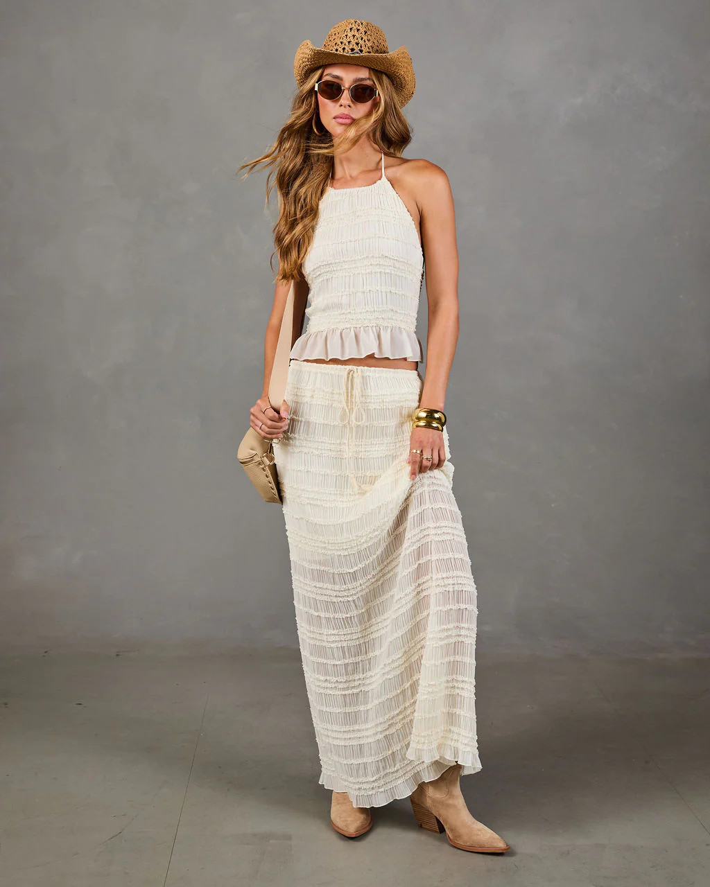 Festival Darling Ruffle Chiffon Top | VICI