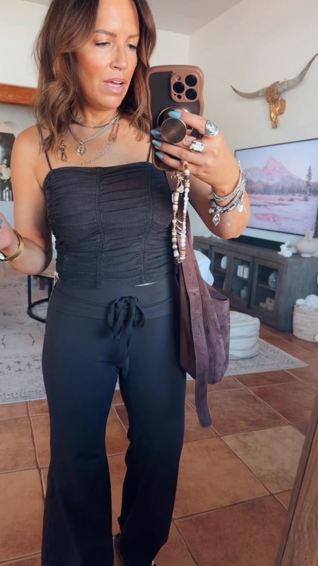 Summer casual/athleisure outfit! Love that this old tank top matches my new FP movement pants perfectly! 
Wearing a small in pants. My sandals will be 40% off 3/27 so wait to buy them! ￼


#LTKootd #LTKActive #LTKgrwm