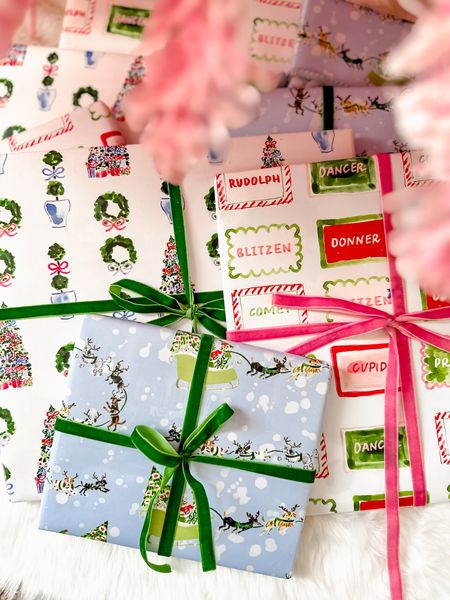 Holiday wrapping paper

#ad / Evelyn Henson / gift wrap / wrapping / Christmas wrapping paper / holiday ribbons / pink Christmas / water color Christmas / hand painted design 

#LTKstyletip #LTKHoliday #LTKSeasonal