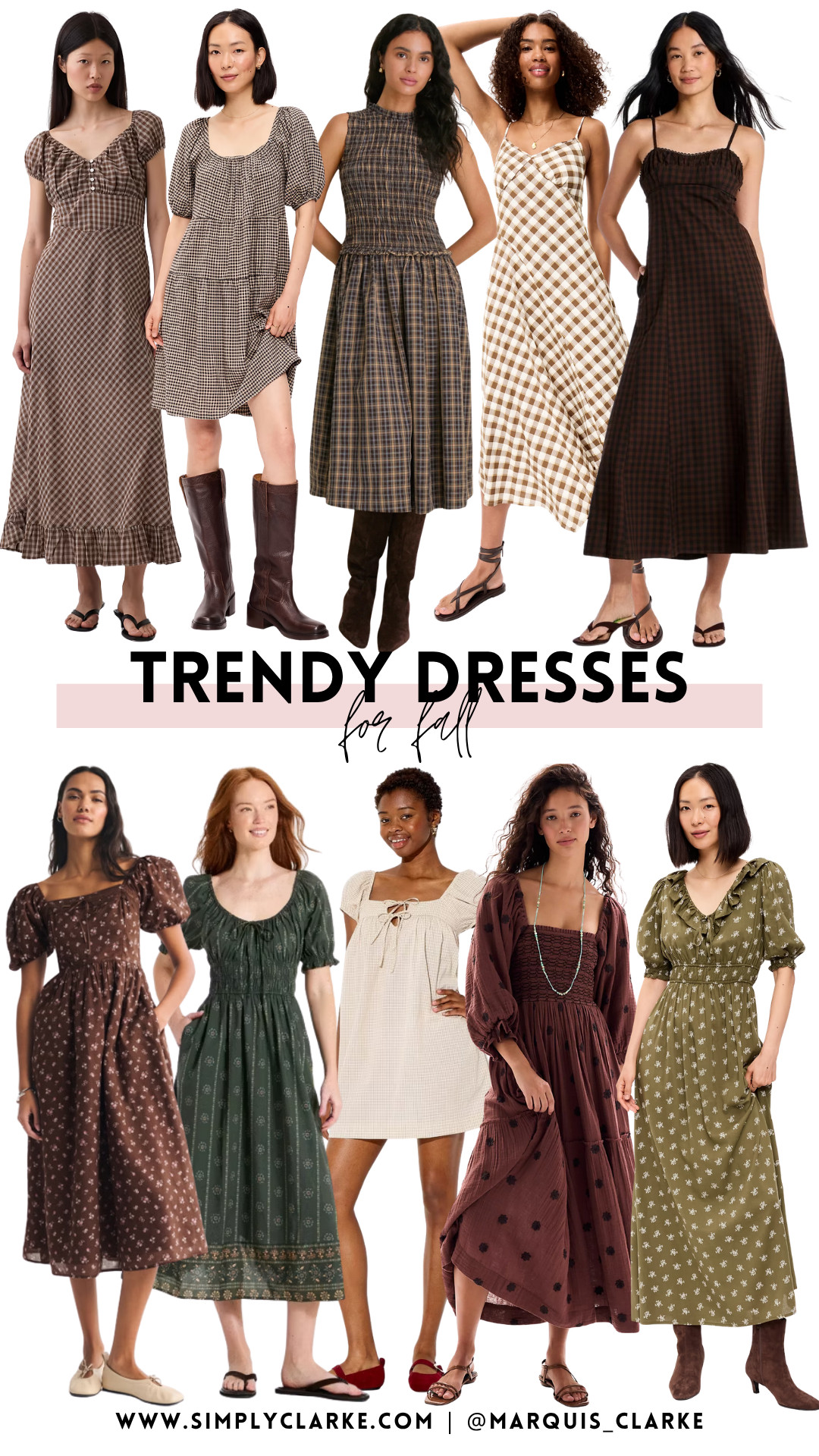 Fall dress season is here! From plaid and gingham to easy florals, these are the dresses I’d wear on repeat with boots and a cozy layer. Shop all my picks here!

fall dresses - trendy fall dresses - plaid dresses - gingham dresses - floral fall dresses - fall midi dresses - fall maxi dresses - dresses with boots - fall outfit ideas


 

 #LTKootd #LTKmomlife #LTKSeasonal