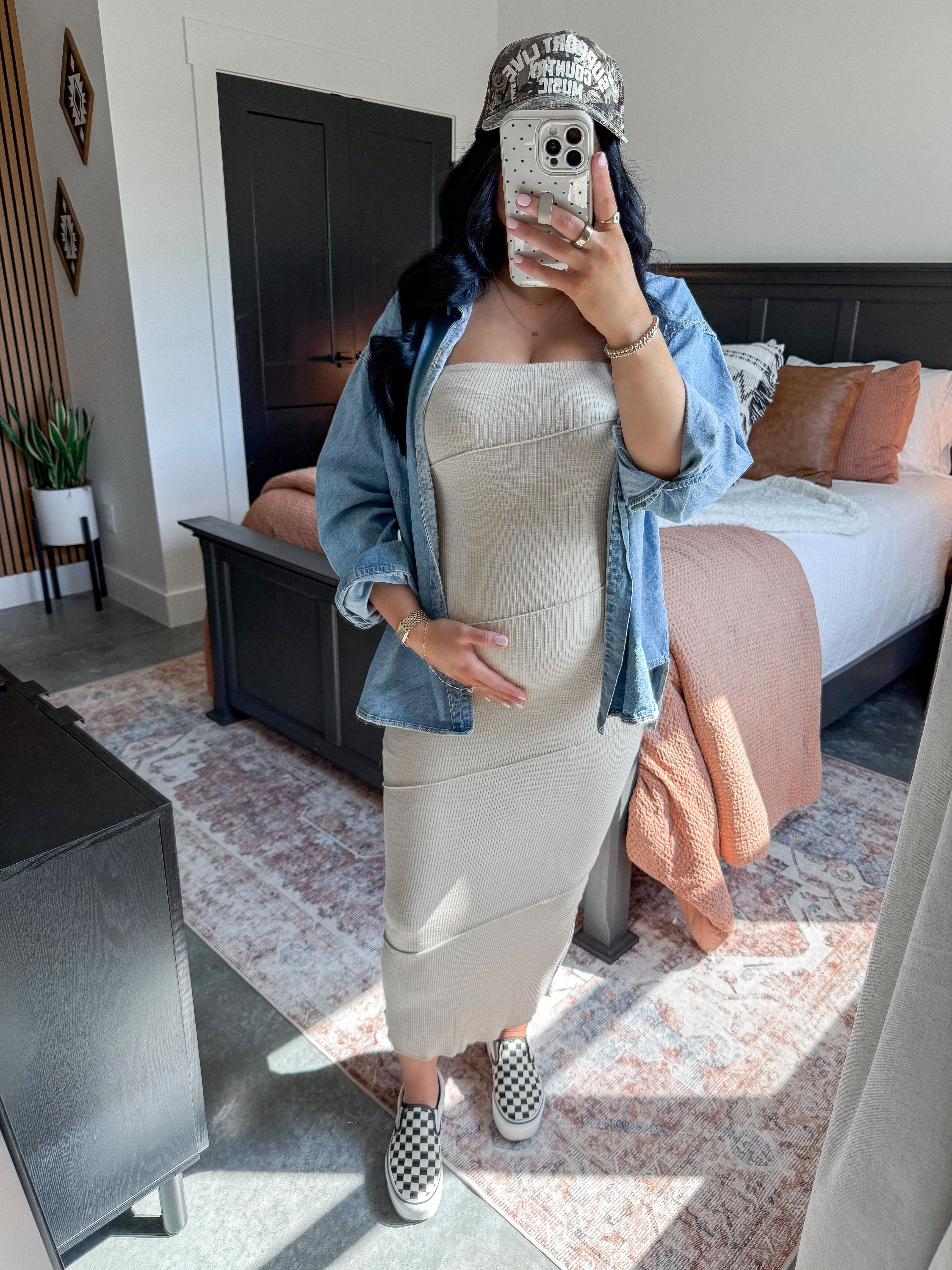 Low Effort, Bump Friendly Spring Outfit 🤍 (31w Pregnant)

Dress - xs (beige color - I was able to go with my pre-pregnancy size because it has so much stretch!)
Denim Button Down - medium (washed blue color)

 

 

#LTKPetite #LTKBump #LTKootd
