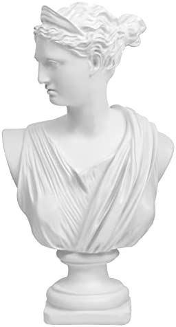 Norrclp 12.5in Greek Statue of Diana, Classic Roman Bust Greek Mythology Sculpture for Home Decor | Amazon (US)