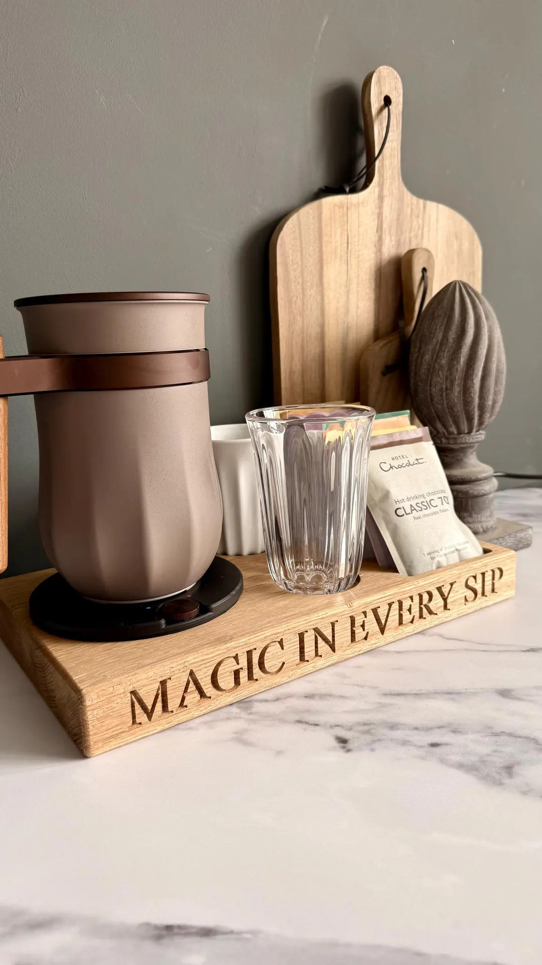 Handmade Oak Tray for New Hotel Chocolat Hot and Cold Velvetiser, Personalised Storage Board for ... | Etsy (US)