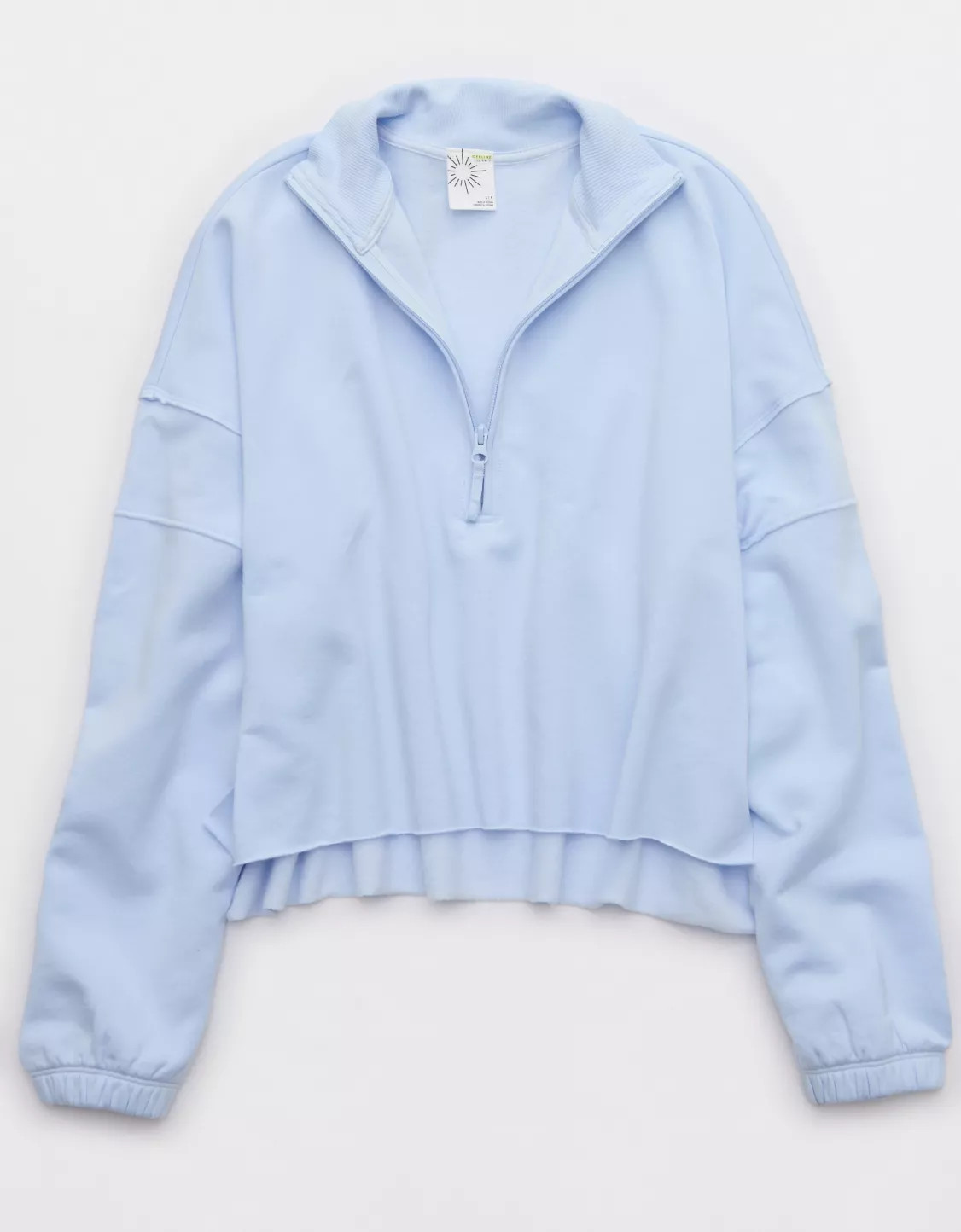 OFFLINE By Aerie OTT Seamed Quarter Zip Sweatshirt | Aerie