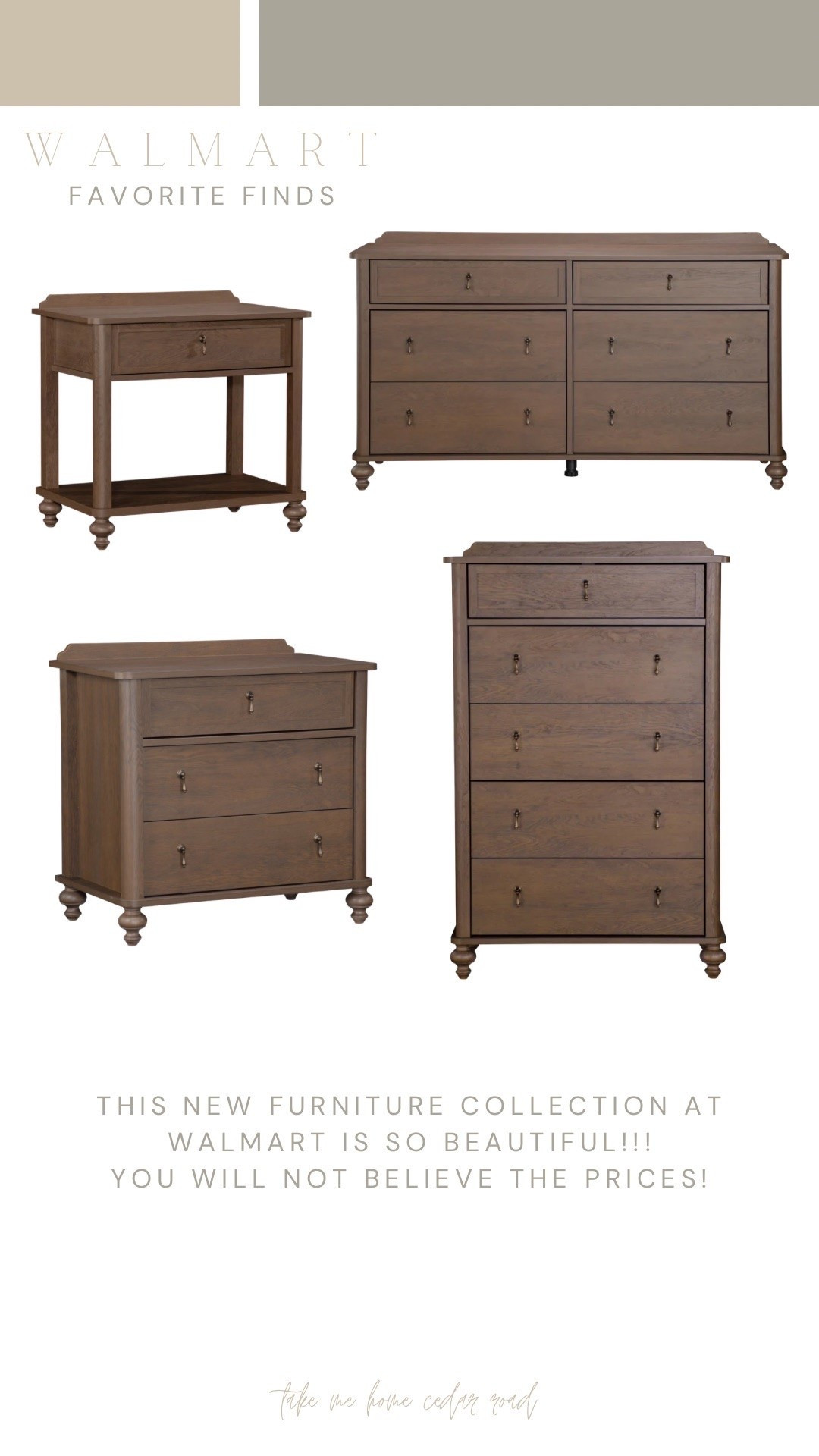 This new line of furniture at Walmart is incredible. You won’t believe the prices on these designer look for less pieces!!!

Dresser, wide dresser, nightstand

#LTKHome #LTKSaleAlert