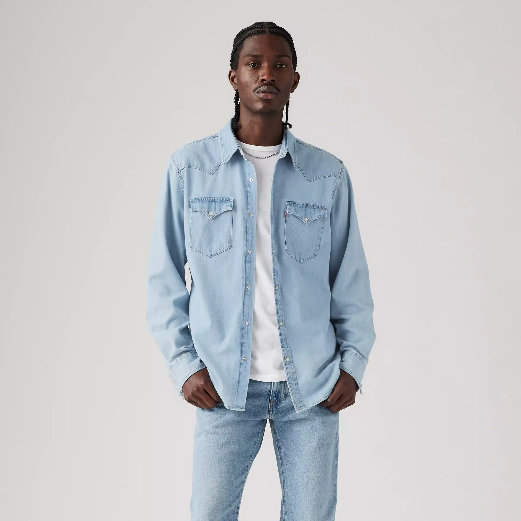 Classic Western Standard Fit Shirt - Medium Wash | Levi's® US | Levi's US