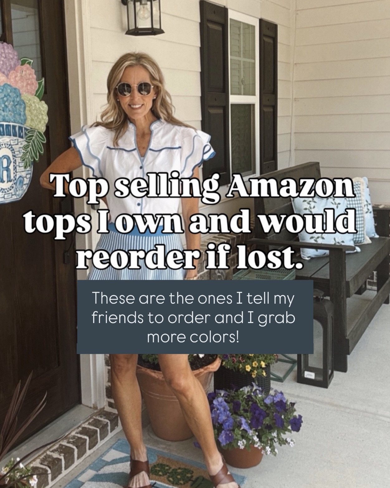 Top selling Amazon tops I own + would reorder without thinking twice … the ones I wear on repeat and tell my friends about!! Comment TOPS for links 



Amazon tops, Amazon fashion finds, Amazon best sellers, Amazon tops for women, affordable fashion, everyday outfits, casual chic style, spring outfits, summer tops, workwear outfits, teacher outfits, classic style, elevated basics, feminine tops, ruffle sleeve tops, floral blouses, striped tops, colorful tops, lightweight tops, breathable fabrics, denim outfit ideas, jeans