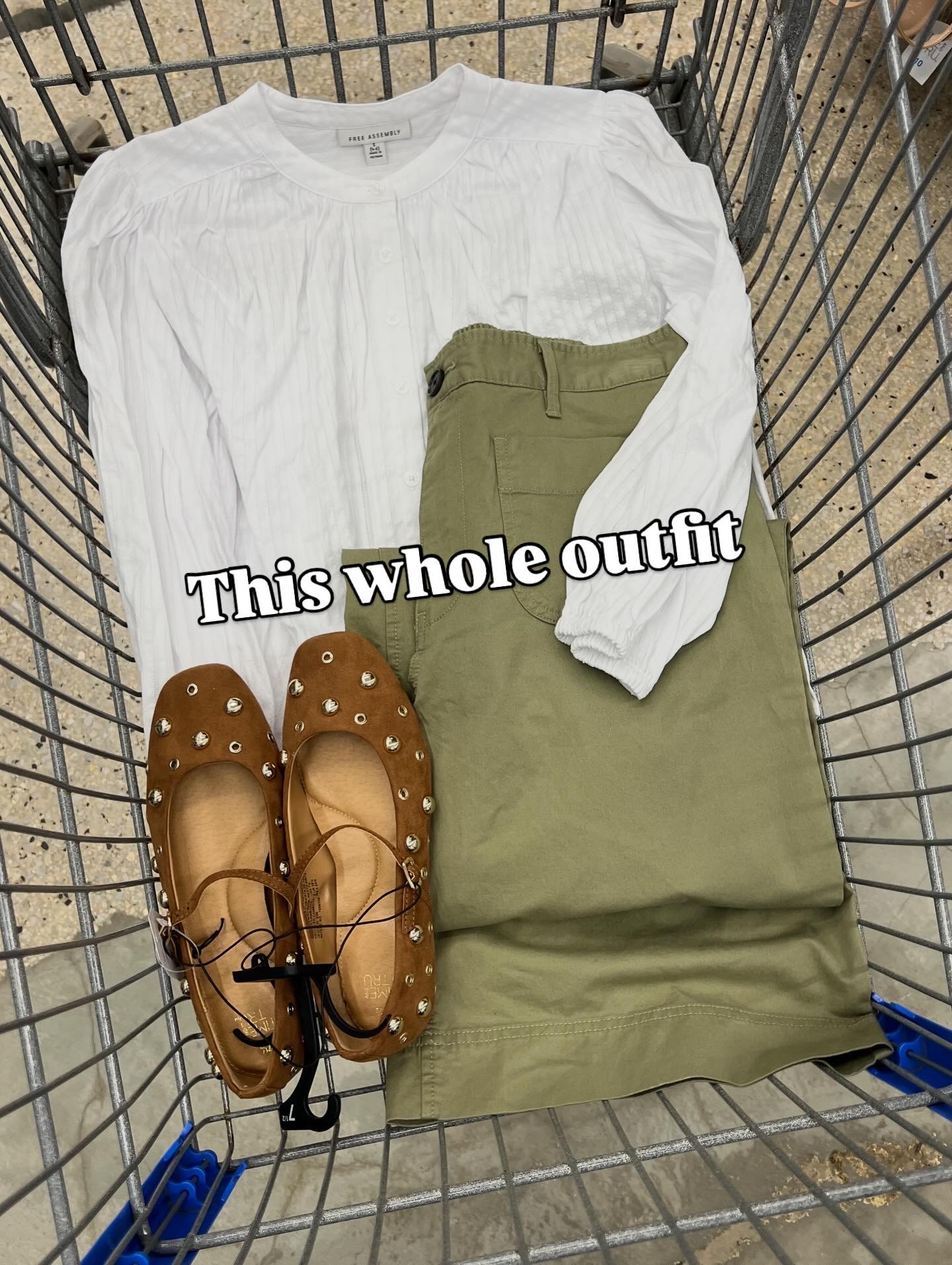 Walmart spring outfit idea, cotton top and pants! #walmartfashion 

#LTKOver40