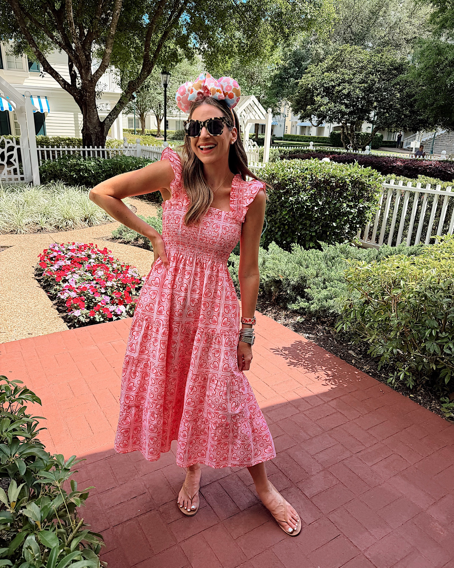 My Disney resort ootd! In a small Ellie nap dress, ears by Eden, bauble bar Mickey charm necklace, sandals and accessories- fits tts.

#LTKSeasonal #LTKootd #LTKTravel