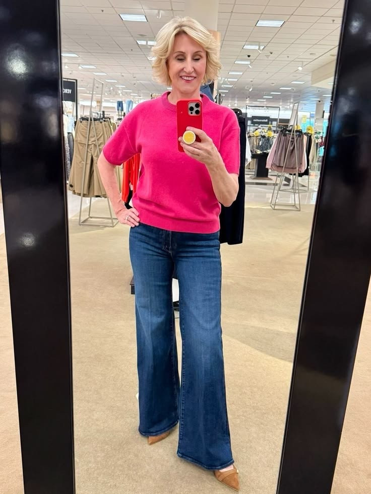 I love a pretty pink sweater. It instantly makes an outfit feel a little more feminine and fresh. 💕 I love the simplicity of pairing it with classic jeans and slingbacks—it’s polished without feeling like you tried too hard.

This is one of those easy combinations I’d reach for when I want to look pulled together but still feel completely comfortable. Sometimes the simplest outfits really are the best ones! ✨

#LTKOver40 #LTKSeasonal #LTKootd