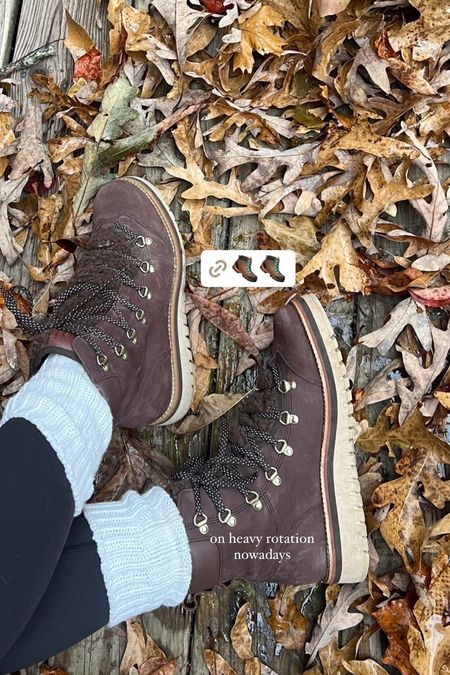 Hiking and winter boots 🥾 

#LTKSeasonal